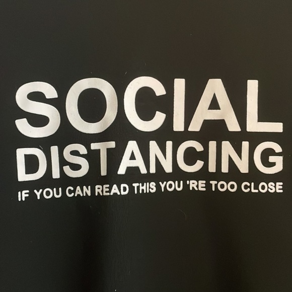 SHEIN Social Distancing Funny Graphic Sweater - Medium - Picture 2 of 8